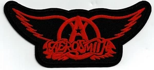 AEROSMITH - WINGS LOGO - IRON or SEW-ON PATCH - Picture 1 of 1