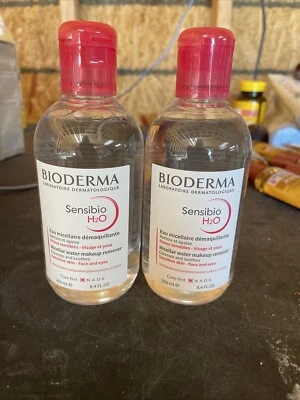 (2) Desmaquillante Micelar Agua Bioderma Sensibio H20 8.4oz Foto 1 de 3
