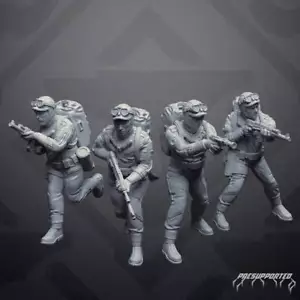 Insurgent Wetworks Operatives (4) - SKULLFORGE | Legion kompatibel - 3D gedruckt - Bild 1 von 2