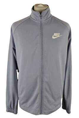 NIKE Blue Track Jumper size M Mens Full Zip Sportswear Outdoors Outerwear - Image 1 of 4