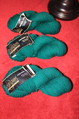 Пряжа Cascade 220 лот из 3 цветов 8893 зеленая - Изображение 1 из 3