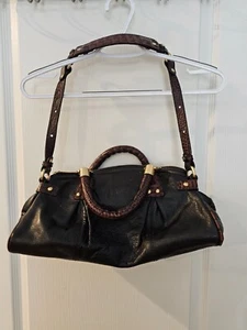 Vintage Brahmin Elisa croc embossed vintage satchel - Picture 1 of 13