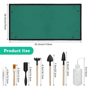 Oxford Fabric Plant Repotting Mat 43.3" X 29.5" Waterproof Gardening Transplanti - Picture 1 of 7