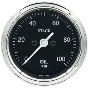 Stack 100 Psi Classic Pro Stepper Motor Oil Pressure Gauge Electronic 52mm 3302C - Picture 1 of 1