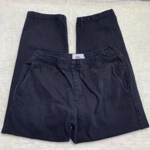 Wax London Men's Black 100% Organic Cotton High Rise Jeans Size 34 x 24.5” - Picture 1 of 9