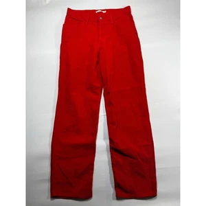 Levi's Women's '94 Baggy Orange Corduroy Pants - Size 29 (31x31) - Picture 1 of 6