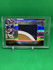 2008 ABSOLUTE Steven Jackson Tools Of The Trade /10 Jumbo Patch 3 Color Rams - Picture 1 of 2