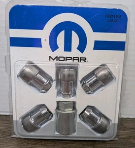 Mopar Wheel Locks Set 82211405 1/2 20 Chrysler Dodge Ram Genuine - NEW - Picture 1 of 7