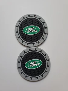 Land Rover Car Cup Holder Coaster, Cup Holder Insert Coaster 2 Pack NEW - Picture 1 of 2