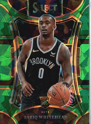 2023-24 Panini Select #308 Dariq Whitehead Green Ice Prizms - Image 1 of 2