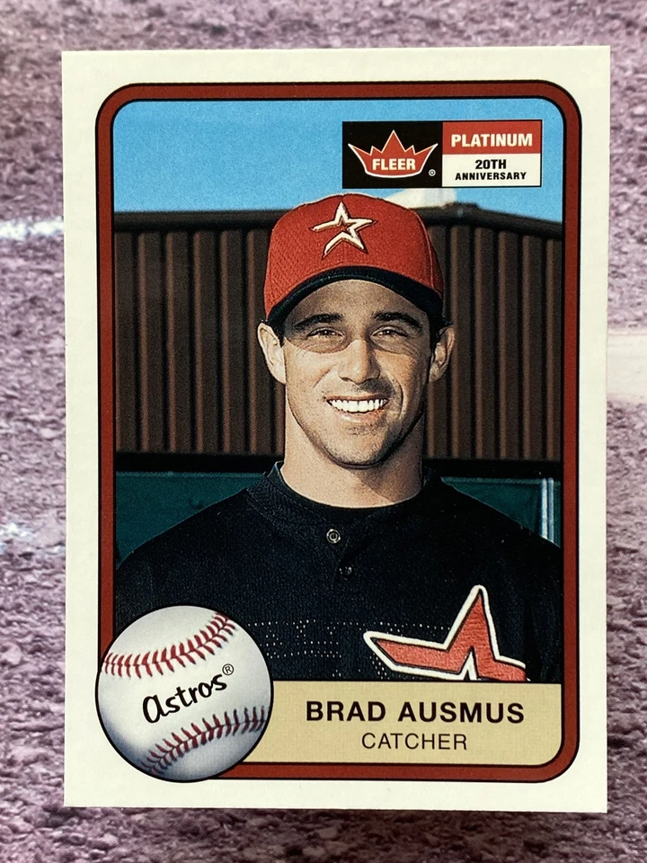 2001 Fleer Platinum Brad Ausmus #45 Houston Astros - Image 1 of 2