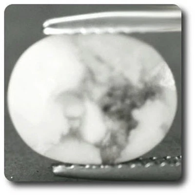 Mineralien und Steine Précieuses. 2.51 Cts Howlith Madagaskar - Bild 1 von 3