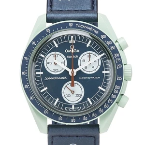 OMEGA x Swatch Moon Swatch MISSION ON EARTH Watches S033G100 Quartz mens【U... - Picture 1 of 8