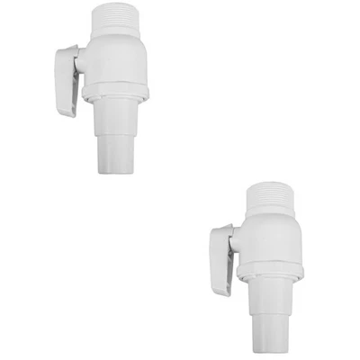  2 Pieces Kugelwasserhahn Pool Ventil Ballventil Poolfilterersatzteile - Bild 1 von 4