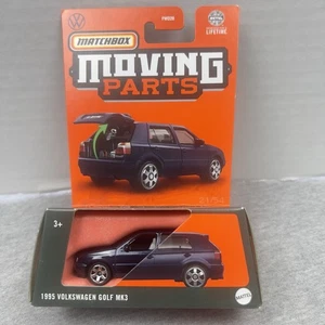 2024 Matchbox Moving Parts 1995 Volkswagen Golf MK3 Dark Violet Blue - Picture 1 of 2