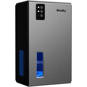 NINESKY DEHUMIDIFIER FOR HOME 85 OZ WATER TANK 800 SQ.FT CT2 - GREY - Picture 1 of 5