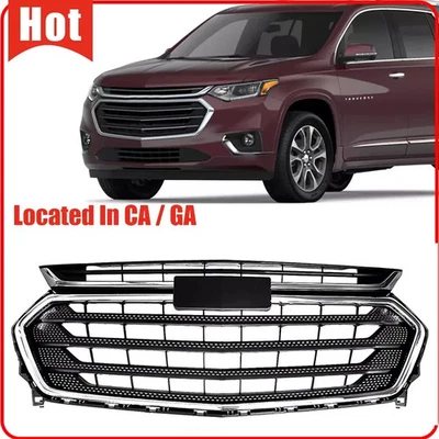 Parrilla superior delantera moldura cromada para Chevrolet Traverse 2018-2021 84344486 Foto 1 de 4