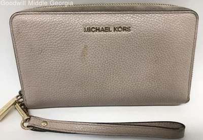 Michael Kors Lt Pink Wristlet Wallet - Image 1 of 4