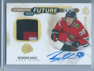 Brandon Hagel Future Watch Auto Patch /100 FWAP 2020-21 SP Authentic Hockey - Picture 1 of 2