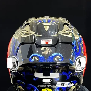 For ARAI Corsair-X Shogun RX7X RX7V Samurai Nonoriginal Rear Trim Helmet Spoiler - Picture 1 of 6