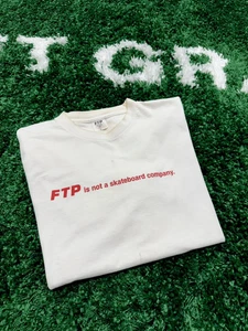 FTP Is Not A Skateboarding Company White Tee Medium - Bild 1 von 4