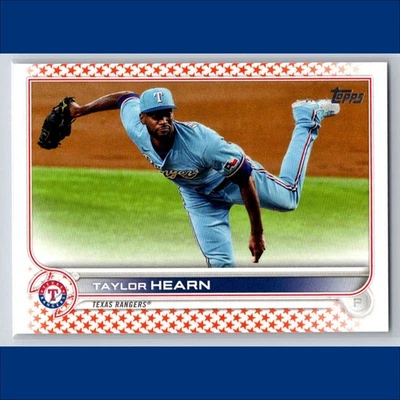 Taylor Hearn Orange Star /99 Complete Set Parallel 2022 Topps #634 Texas Rangers - Image 1 of 3