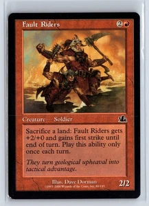 (4x) FAULT RIDERS – MTG Magic the Gathering Card – Prophecy – Common - Picture 1 of 6