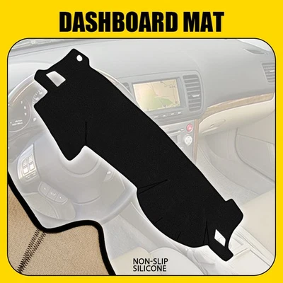 Ajuste para Subaru Legacy, Outback 2004-2009 Painel Pad Painel Capa Tapete Preto EXXI - Imagem 1 de 4