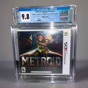 SEALED A++ 9.8 Metroid Samus Returns - Nintendo 3DS Brand New - Graded CGC - Picture 1 of 7