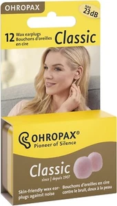Ohropax Wachs Ohrstöpsel 12 Stecker Wasserschutz für Schwimmer und Badegäste Akt NEU - Bild 1 von 7