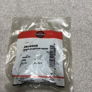 Briggs and Stratton 281434S Starter Rope Grip OEM New NOS USA Made Sealed - Picture 1 of 2