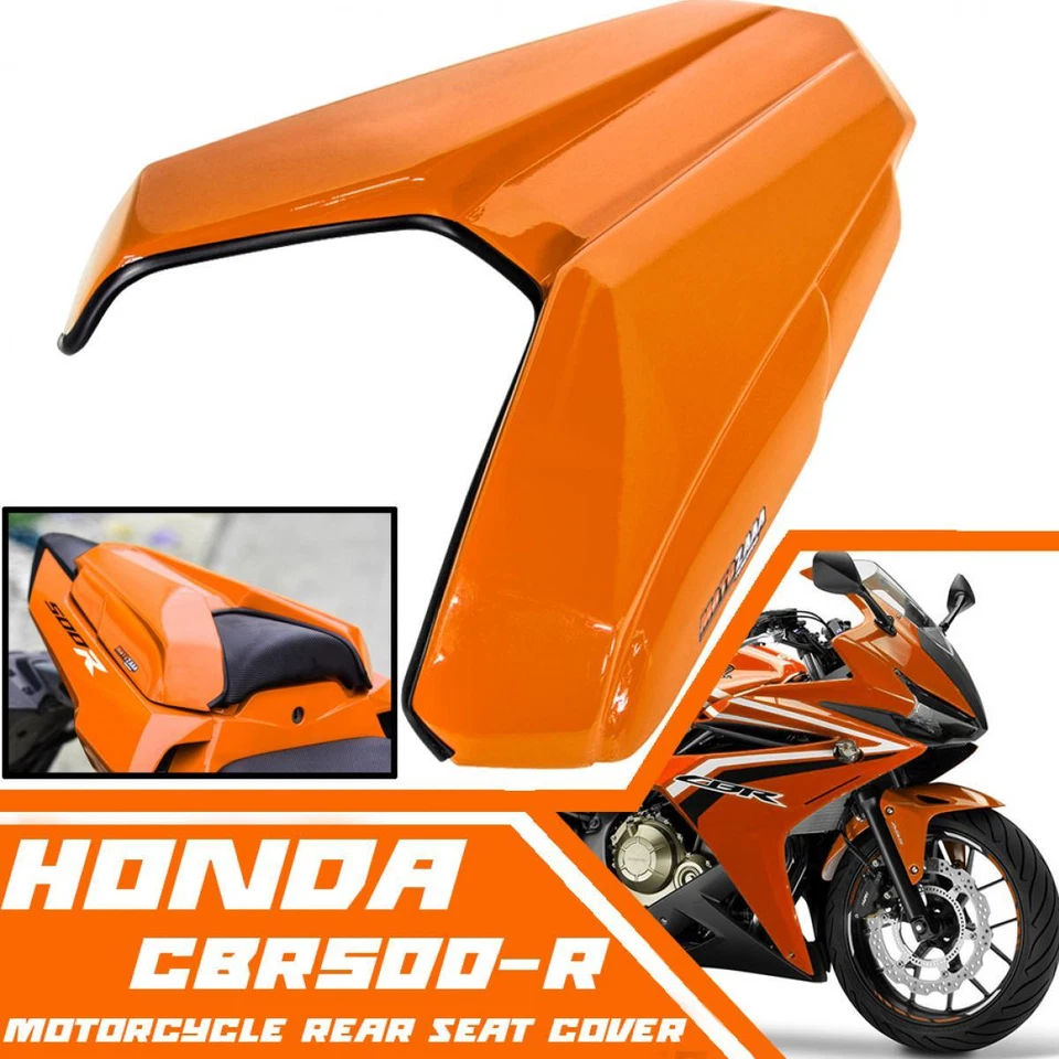 Carenados traseros asiento naranja cubierta capucha para Honda CBR500R 2016 2017-2018 Foto 1 de 4