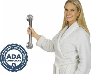 Vive Grab Bar for Bathtubs & Showers Handicap Bathroom Safety Rail LVA1079S~12" - Picture 1 of 7