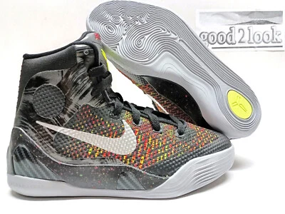 NIKE KOBE IX ELITE (GS) HIGH PROTRO OBRA-PRIMA TAMANHO 2Y (JUVENTUDE) [HJ9446-001] - Imagem 1 de 4