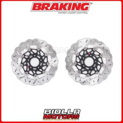 KIT DISCHI FRENO ANTERIORE BRAKING HARLEY DAVIDSON FXDX DYNA SUPER GLIDE T-SPORT Foto 1 de 4