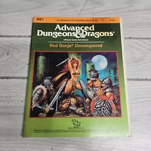 Red Sonja Unconquered (Advanced Dungeons & Dragons Module RS1) TSR 9183 - Picture 1 of 5