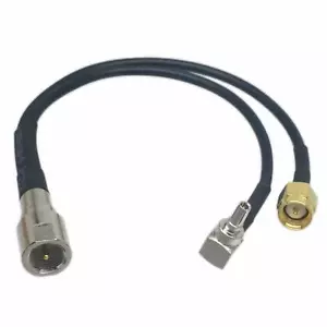 cable FME plug to Y type SMA male CRC9 plug RG174 15CM splitter pigtail - Picture 1 of 6