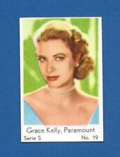 1957 Dutch Gum Card Serie S #19 Grace Kelly