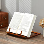 Portable Wooden Folding Book Stand Recipe Display Reading Rest Adjustable Holder