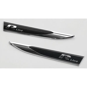 Original VW Polo 6 (2G) R-Line Plakette Set seitlich Kotflügel Emblem Tuning OEM - Bild 1 von 2