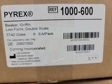 PYREX Griffin Low Form 600mL Beaker Graduated 6pk