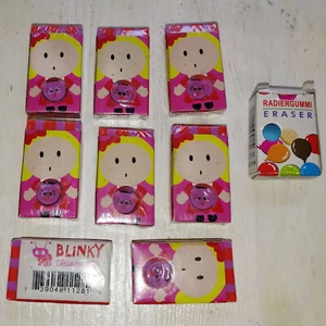 Radiergummi Set 2 BLINKY fun 9 Stk. - Picture 1 of 1
