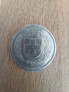 Schweiz: 5 Franken "Kursmünze-Alphirt" 1968 -B- - Bild 1 von 1