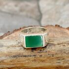 Green Onyx Ring, 925 Sterling Silver Ring, Mens Ring Handmade Ring Gemstone Ring