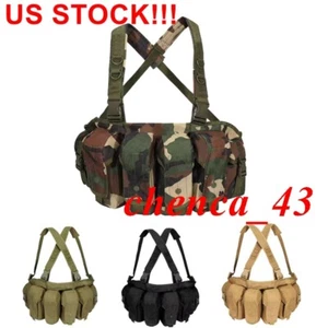 IN US!!! 6b13 AK Chest Rig Armor Hanging Tactical Ches Rig Vest with Multi-pouch - Picture 1 of 18