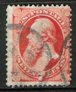 Sc #138 Grill NYFM Cancel Few Faults 7 Cent Stanton Banknote 1870 $525 US 81E23 - Picture 1 of 3