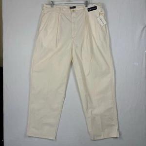 Polo Ralph Lauren pantaloni classici da uomo taglia 40X32 cotone leggero made in USA - Foto 1 di 23