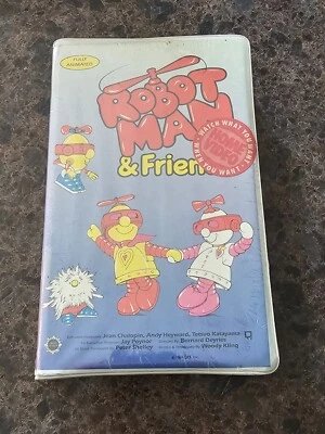 BRAND NEW Robot Man & Friends (VHS; 1984) RARE Sealed OOP - Image 1 of 3