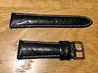 GUESS - Black Leather Strap - 0 15/16in - Strap Leather Black