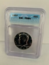 1964 P 50C Philadelphia Kennedy Silver Proof Half Dollar Graded ICG PR64 #0601